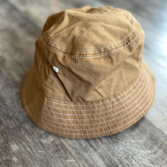 Urban Outfitters Caramel Tan Bucket Hat - Contrast Stitch - Picture 1 of 6